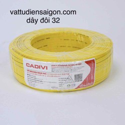 Dây điện cadivi đôi 2x1.0 - Vcmd2x1.0 - Cuộn 100 mét