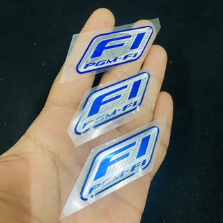 [TEM ZIN] Tem PGM-FI NHỰA DẺO DÁN XE MÁY CAO CẤP (MÀU XANH DƯƠNG)