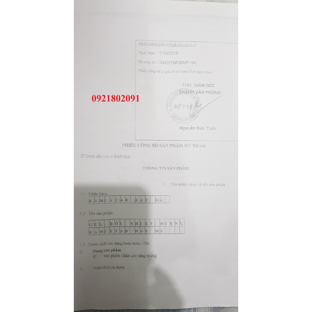 Gel bôi nhiệt miệng KAMISTAB RAU MÁ