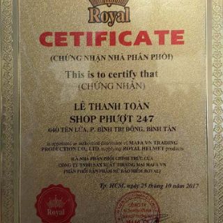 MŨ bảo hiểm royal M20B