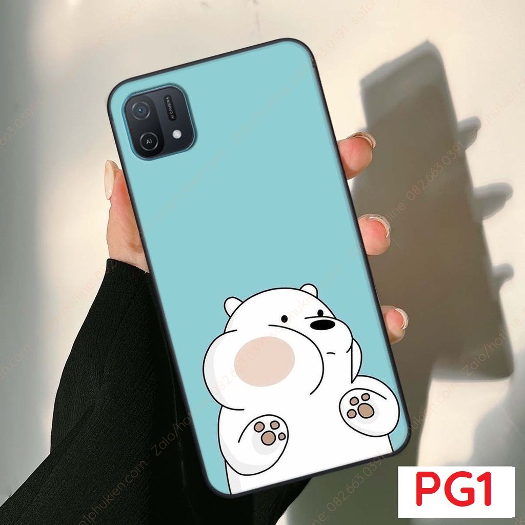 Ốp lưng Oppo A16k dẻo in hình bền đẹp, sắc nét thỏ, gấu đáng yêu dễ thương