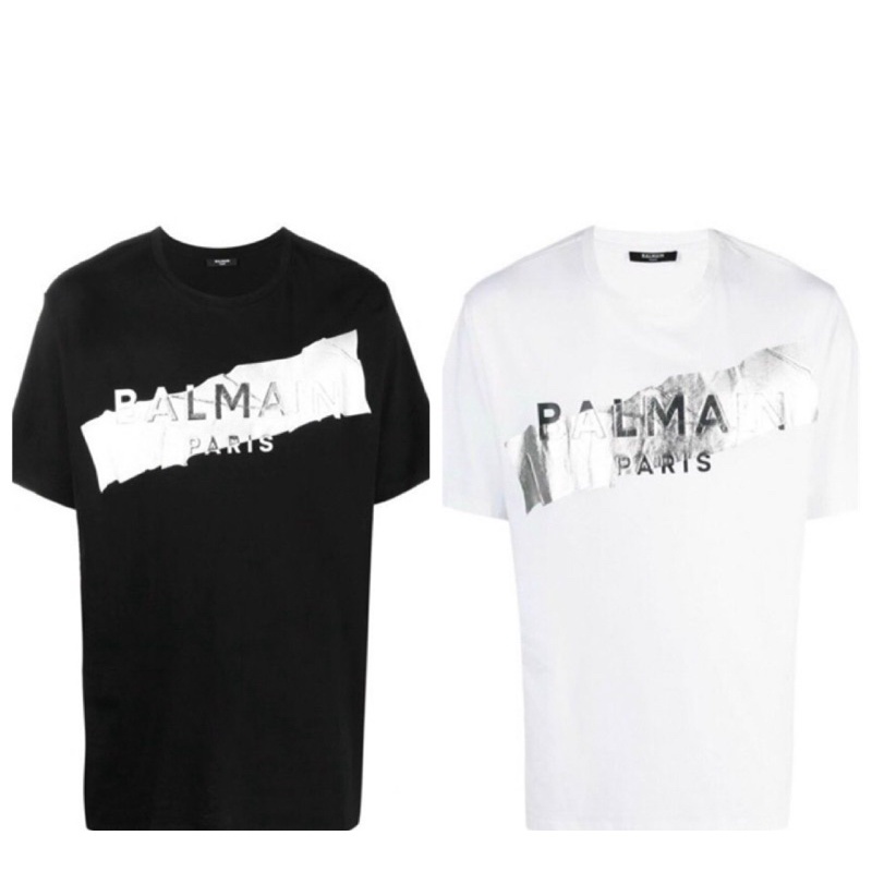 Áo Thun Nam Paris Chữ Dập Nổi Siêu Cấp - Áo Phông Nam Bal Main Spf