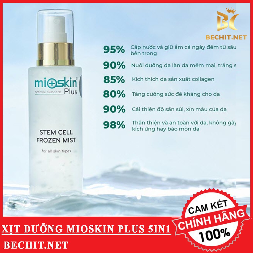 Mioskin Plus - Xịt Dưỡng Mioskin Hàn Quốc- Cấp ẩm Dưỡng Trắng và Tái tạo Da Ngăn Mụn Nám Tàn Nhang Lão Hóa