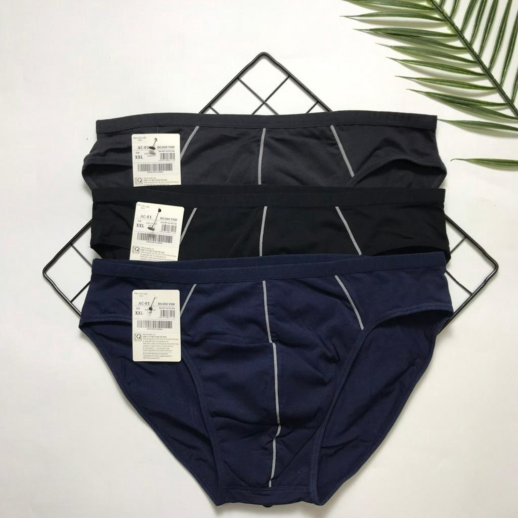Quần sịp nam tam giác aristino cạp nhỏ cotton mềm mát  AC01