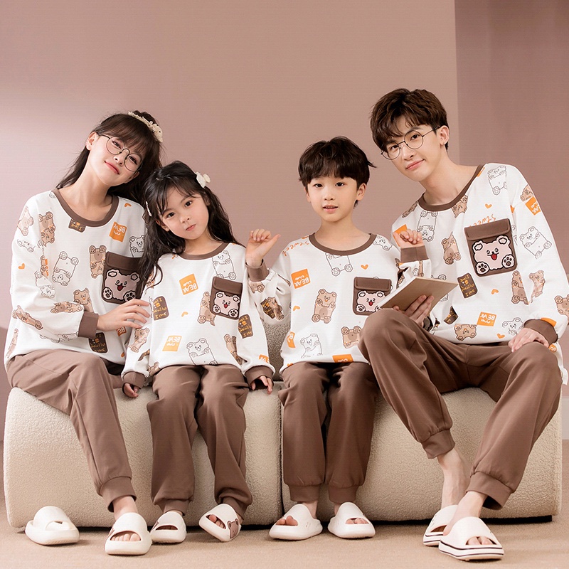 Bộ Đồ Ngủ Gia Đình Bộ Đồ Ngủ Đầy Đủ Cotton