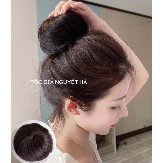 Búi tóc giả tròn Hàn quốc
