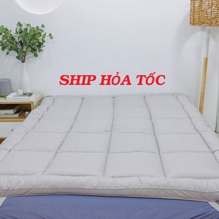 Tấm làm êm nệm -Topper Everon lite màu xám dày 5cm kích thước 1m6 x 2m