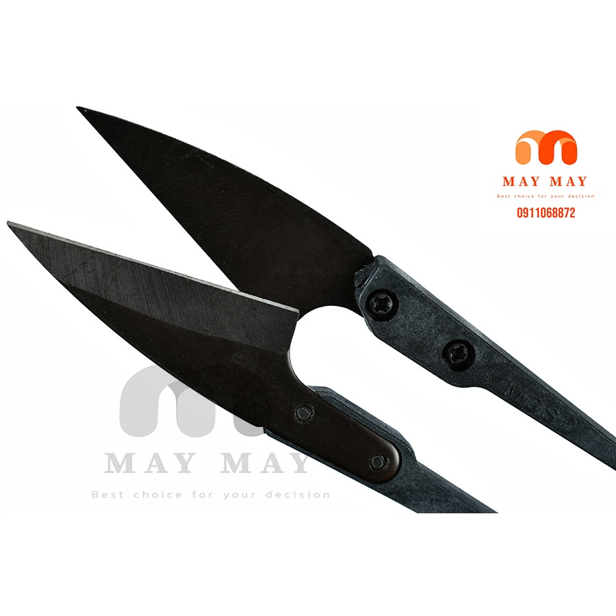 Kéo bấm cắt chỉ đen ó loại tốt combo 1 vĩ 12 cây