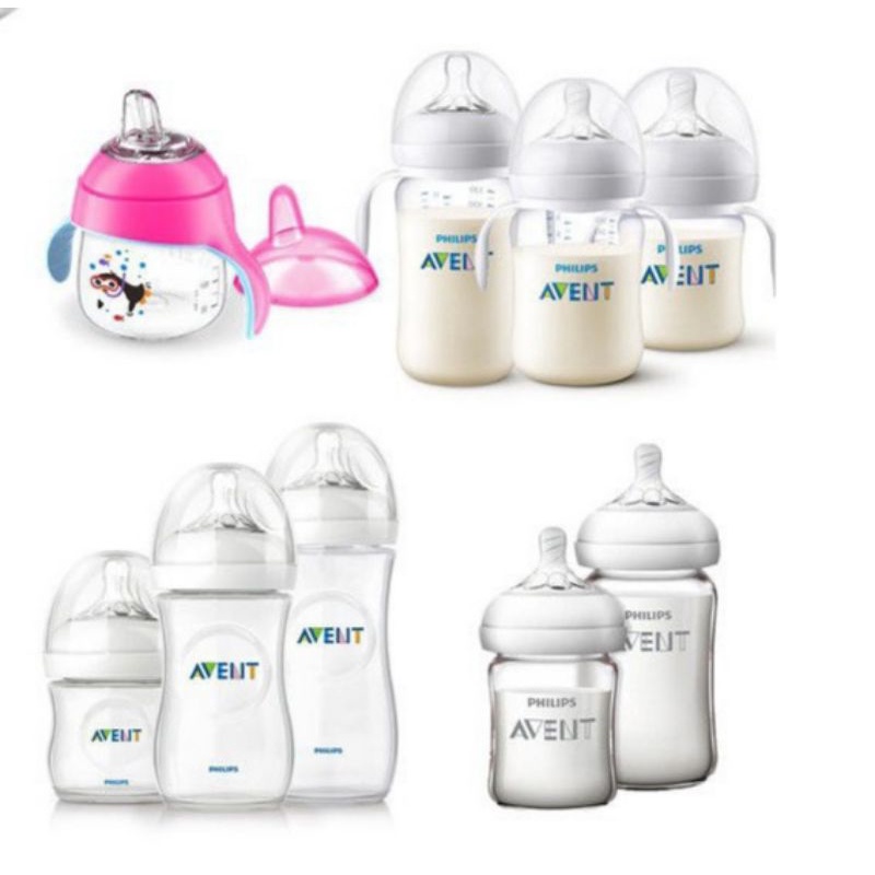 Núm ti silicone bình sữa AVENT - phụ kiện thay thế chung cho bình sữa ngang cổ 5.5cm