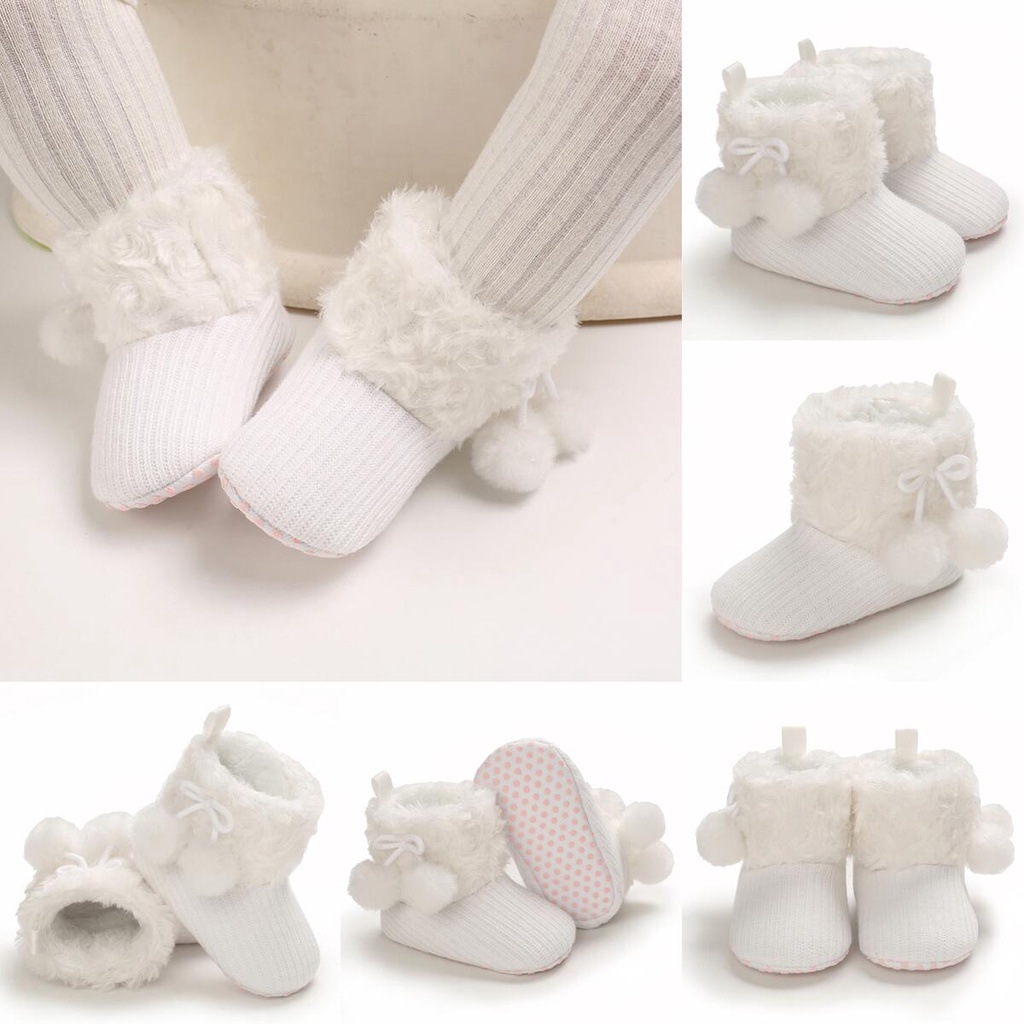 Giày Bốt cotton Đế Mềm Chống Trượt Giữ Ấm Thoải Mái Dành Cho Bé Trai Gái