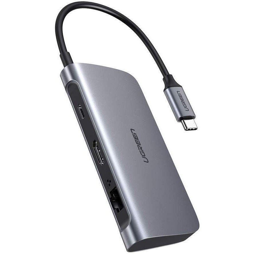 Hub chuyển đổi đa năng UGREEN CM212 50771 3 cổng USB3.0, USB-C (60W PD), HDMI