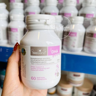 DHA Bầu Bioisland 60 viên cho phụ nữ chuẩn bị mang thai, mẹ bầu và sau sinh Úc