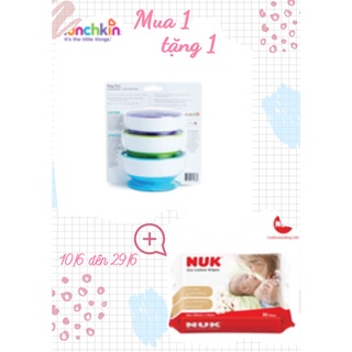 Bộ 3 bát ăn chống đổ munchkin chính hãng
