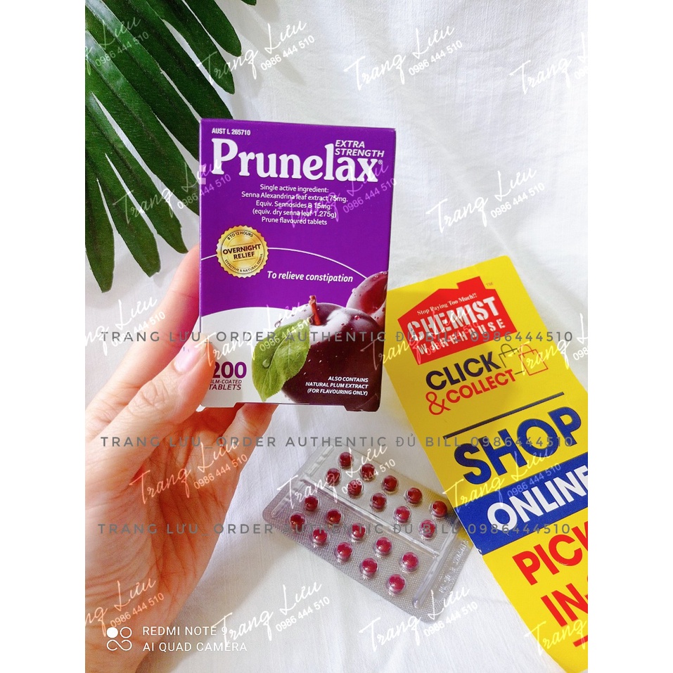 ĐỦ BILL- Mận Khô Prunelax  hộp 200v date 2024