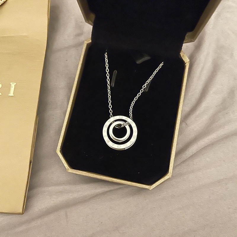 Ảnh thật Dây chuyển .BVLGARI. 1:1 full bill full box