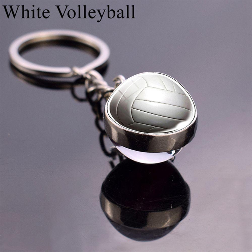 Móc Khóa Hình Quả Bóng Thủy Tinh Thời Trang