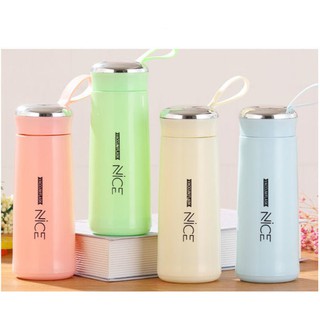 Bình giữ nhiệt Nice lõi thuỷ tinh bọc nhựa 400ml
