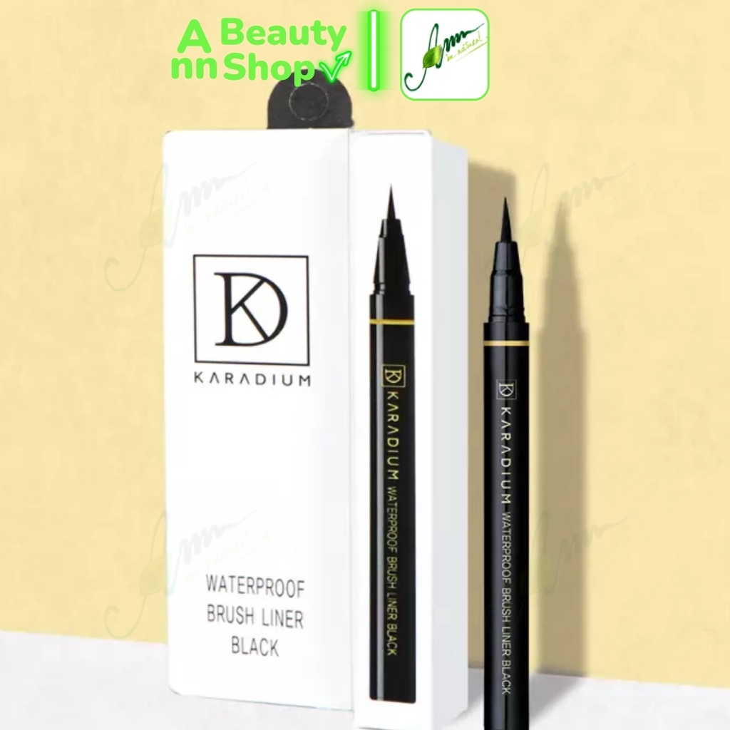 Kẻ mắt nước Karadium Waterproof Brush Liner Black