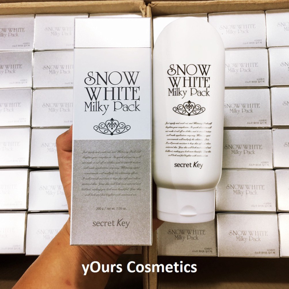 [Đại Lý Chính Thức] Kem Dưỡng Trắng Toàn Thân Secret Key Snow White Milky Pack