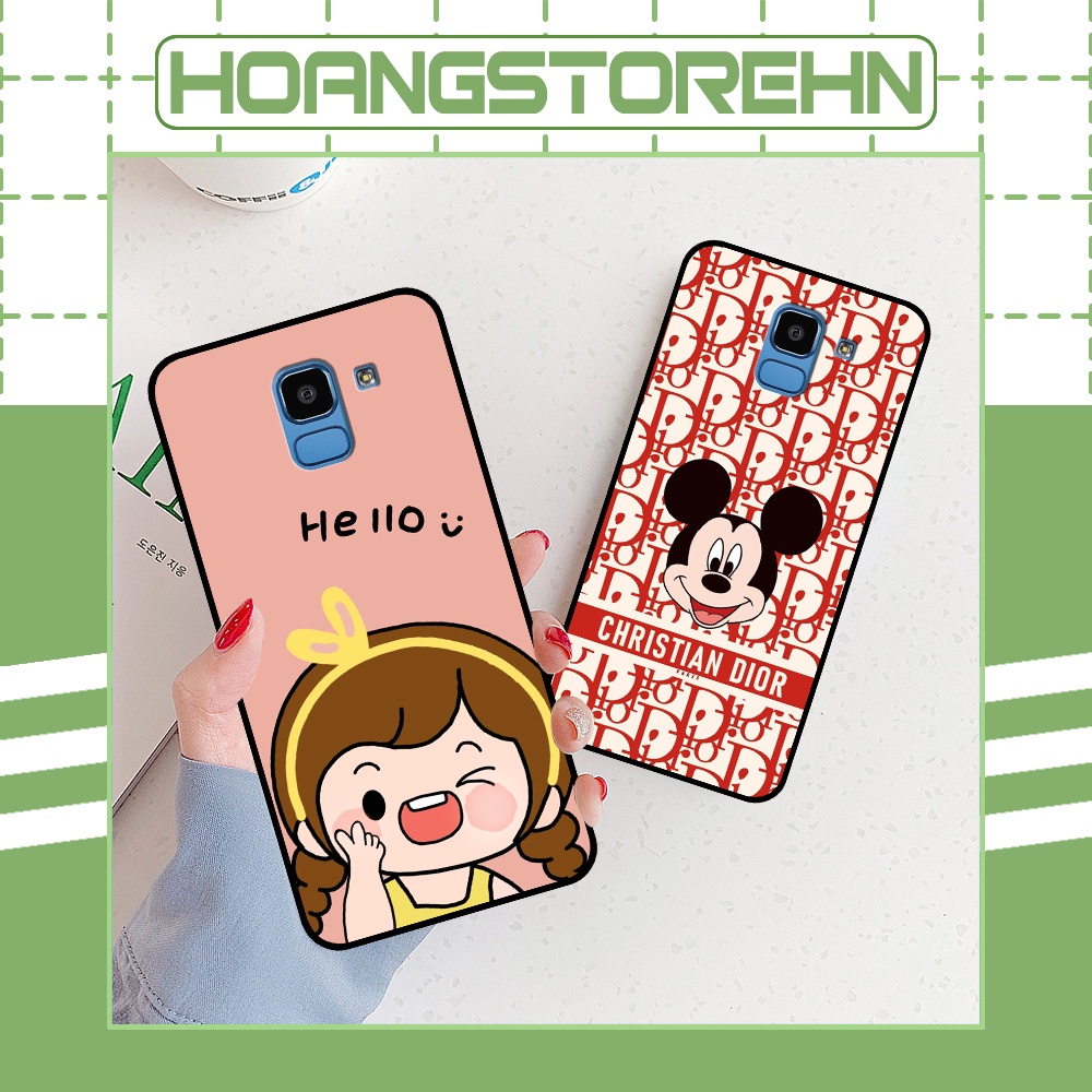 Ốp lưng Samsung J6 2018 / J6 Plus / J6+ in hình mickey, hổ, kingtiger siêu rẻ T19 - T24