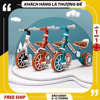 Xe chòi chân thăng bằng cho bé, xe chòi chân Motion 3 bánh khung kim loại nhiều màu lựa chọn