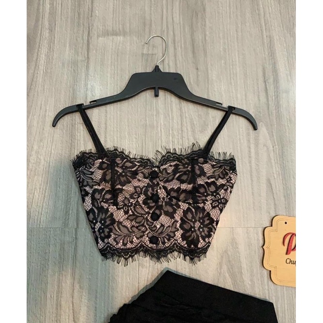 Áo Bra ren cổ yếm 2 lớp (bao chất)