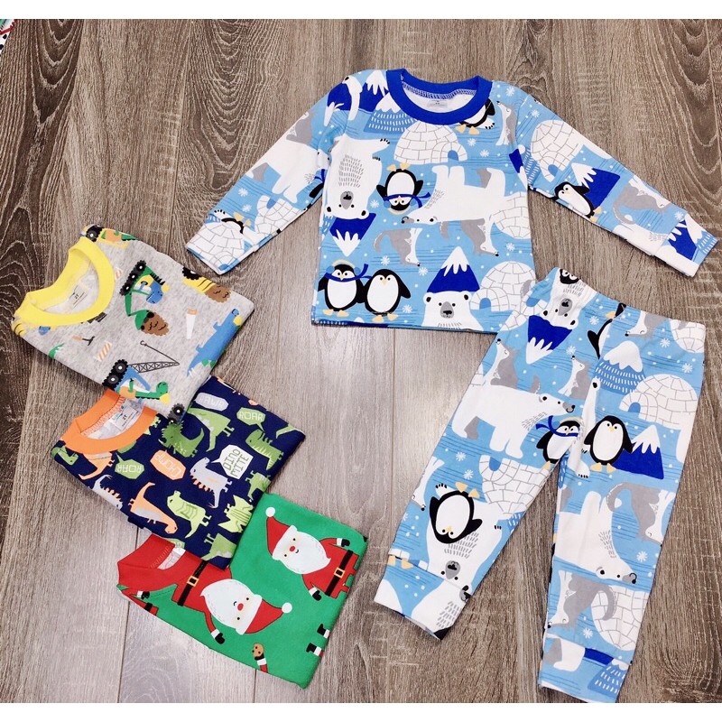 Set 5 bộ borip bé trai 8-20kg