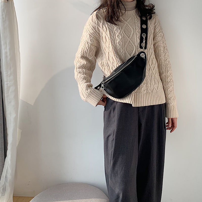 Ielgy Túi Da PU Đeo Chéo Vai Đựng Điện Thoại Đính Hạt Cườm Hình Trái Tim Phong Cách Hàn Quốc Đơn Giản Dành Cho Nữ