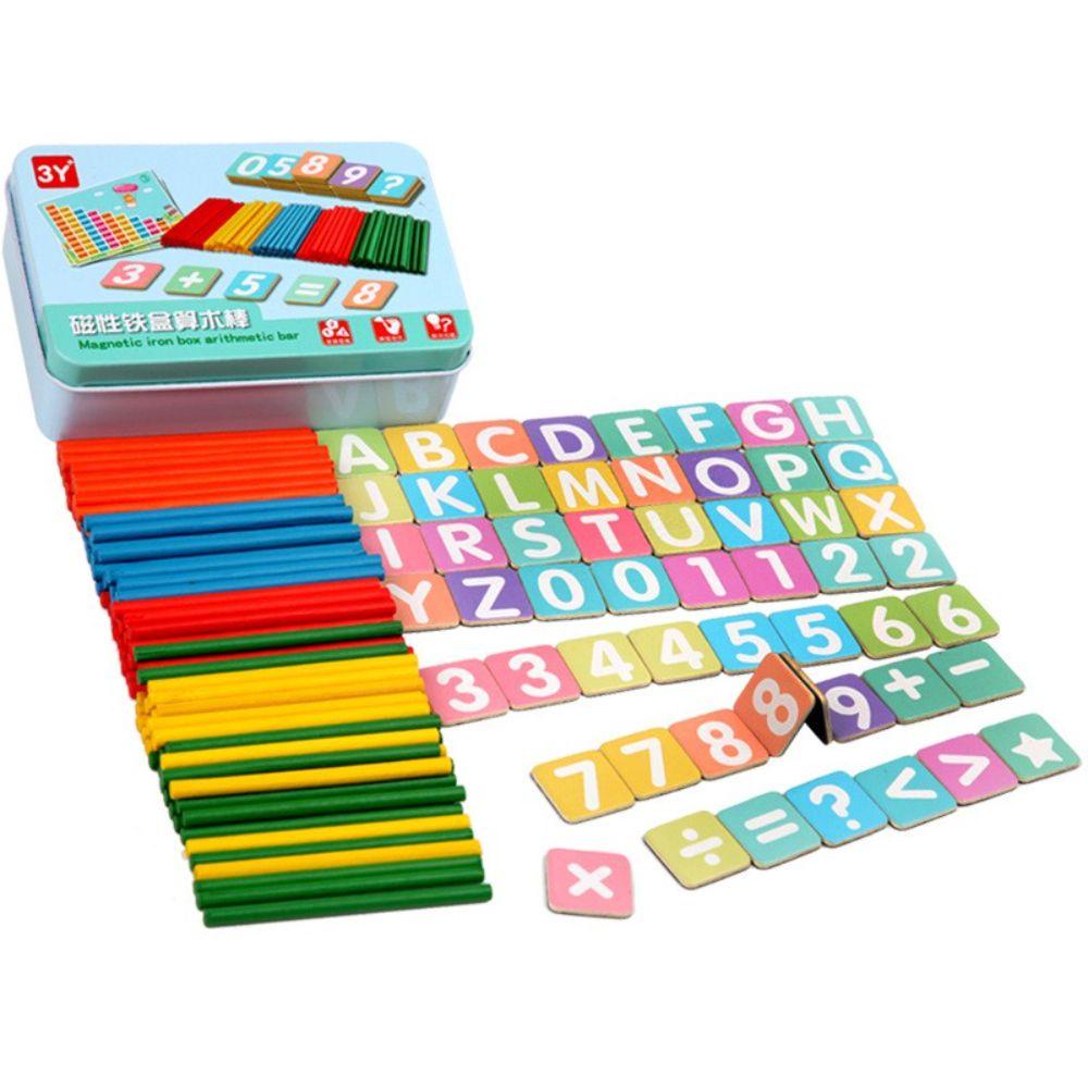 Bộ Đồ Chơi Học Toán Bằng Gỗ Cho Trẻ Mẫu Giáo