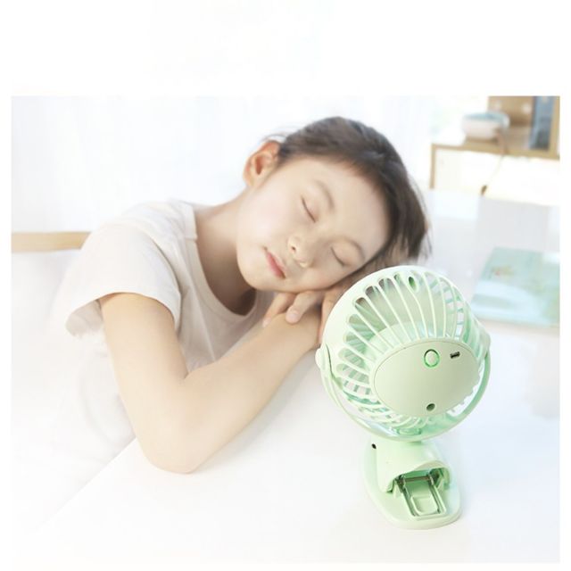 Quạt kẹp sạc Yoobao mini cầm tay di động 6400MAH, xoay 360 độ, 3 cấp độ gió- HÀNG CHÍNH HÃNG (TẶNG KÈM HỘP) | BigBuy360 - bigbuy360.vn