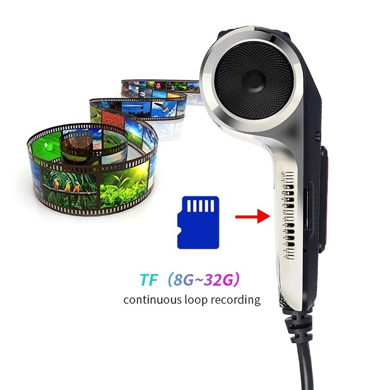 Camera Hành Trình Xe Hơi Full HD 1080P Hỗ Trợ Quay Đêm