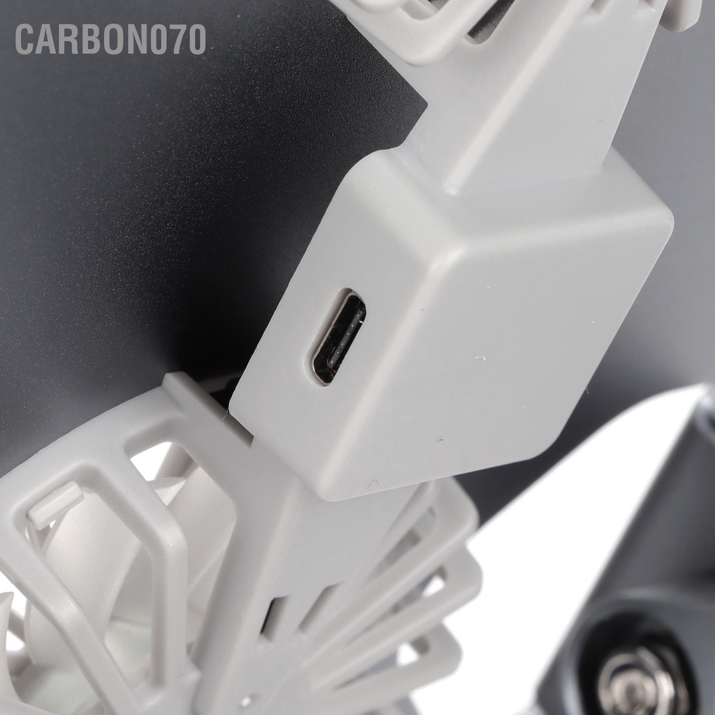 Carbon070 Đế máy tính xách tay hợp kim nhôm với 2 quạt làm mát có thể điều chỉnh gập lại cho 10 đến 17 3 inch