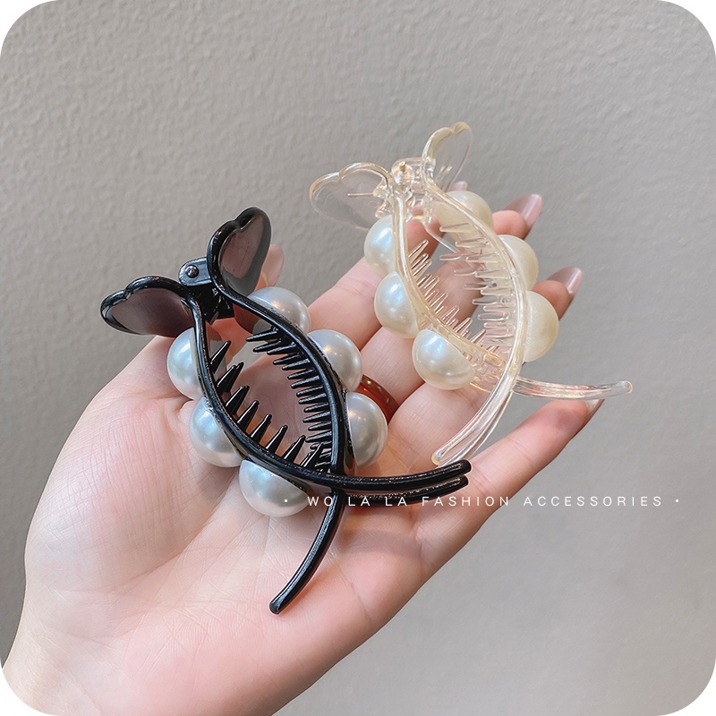 Kẹp gắp tóc đính hạt ngọc trai giả thời trang nữ tính