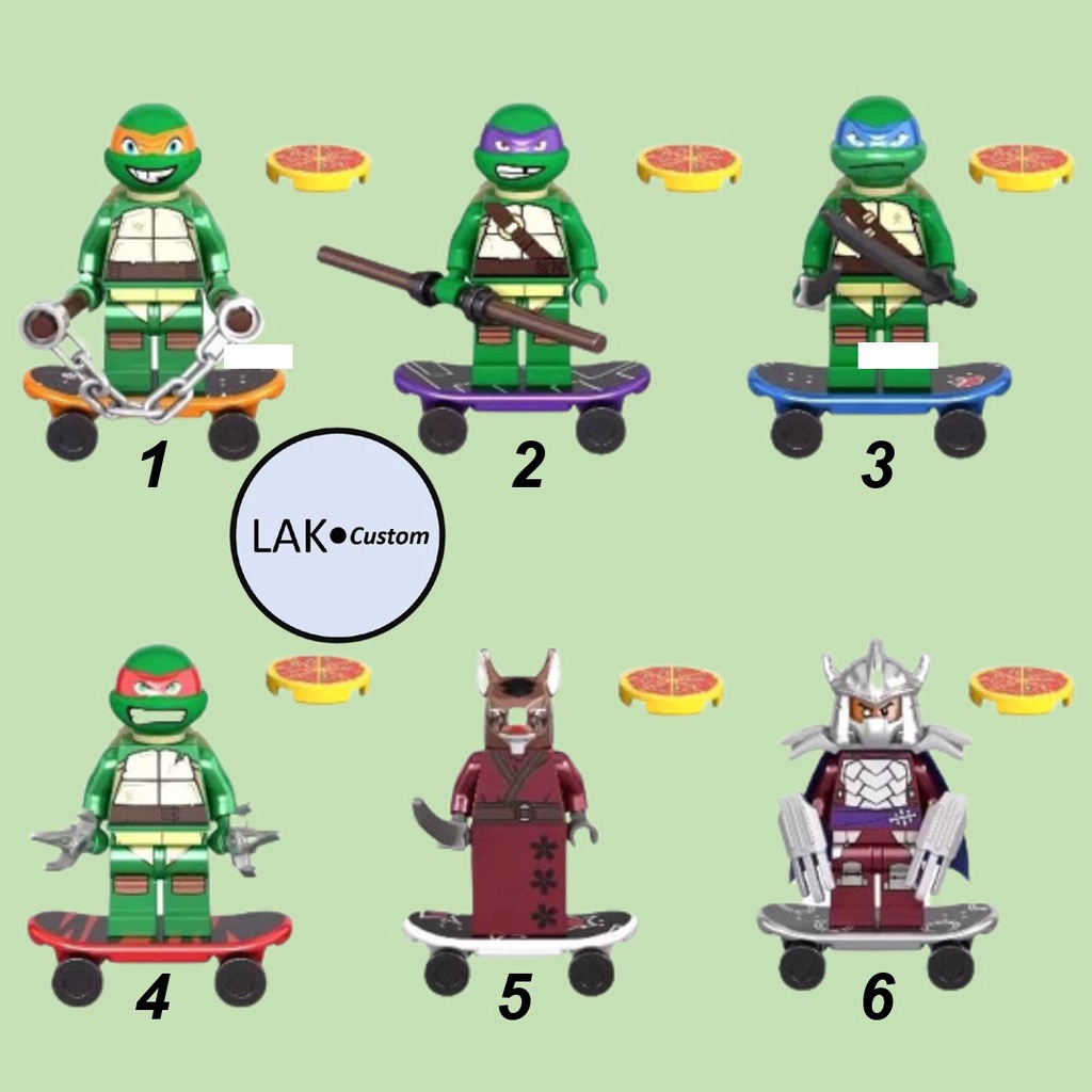 MÔ HÌNH LEGO NINJA RÙA ( NINJA TURTLE )