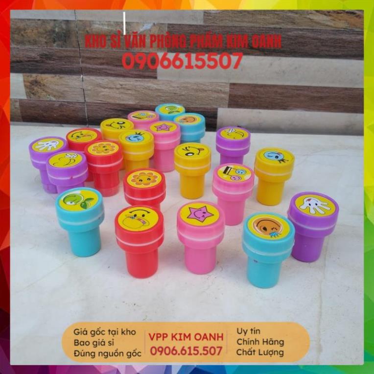 ⚡vpp sỉ⚡ Đồ chơi con dấu cho bé, đồ chơi đóng dấu hình mặt cười giá rẻ - hokimoanhqsl