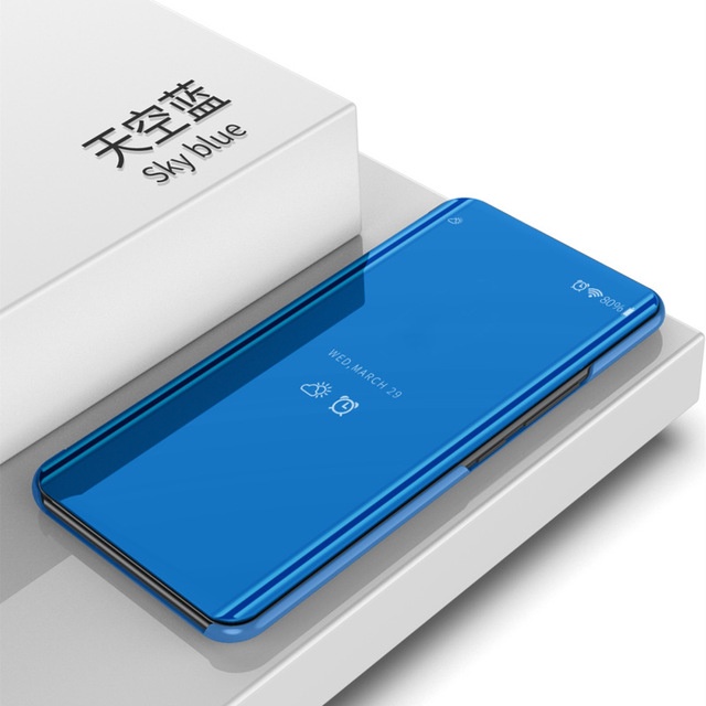 Ốp Điện Thoại Nắp Lật Mặt Gương Thông Minh Sang Trọng Cho iPhone 14 13 12 Pro Plus Max