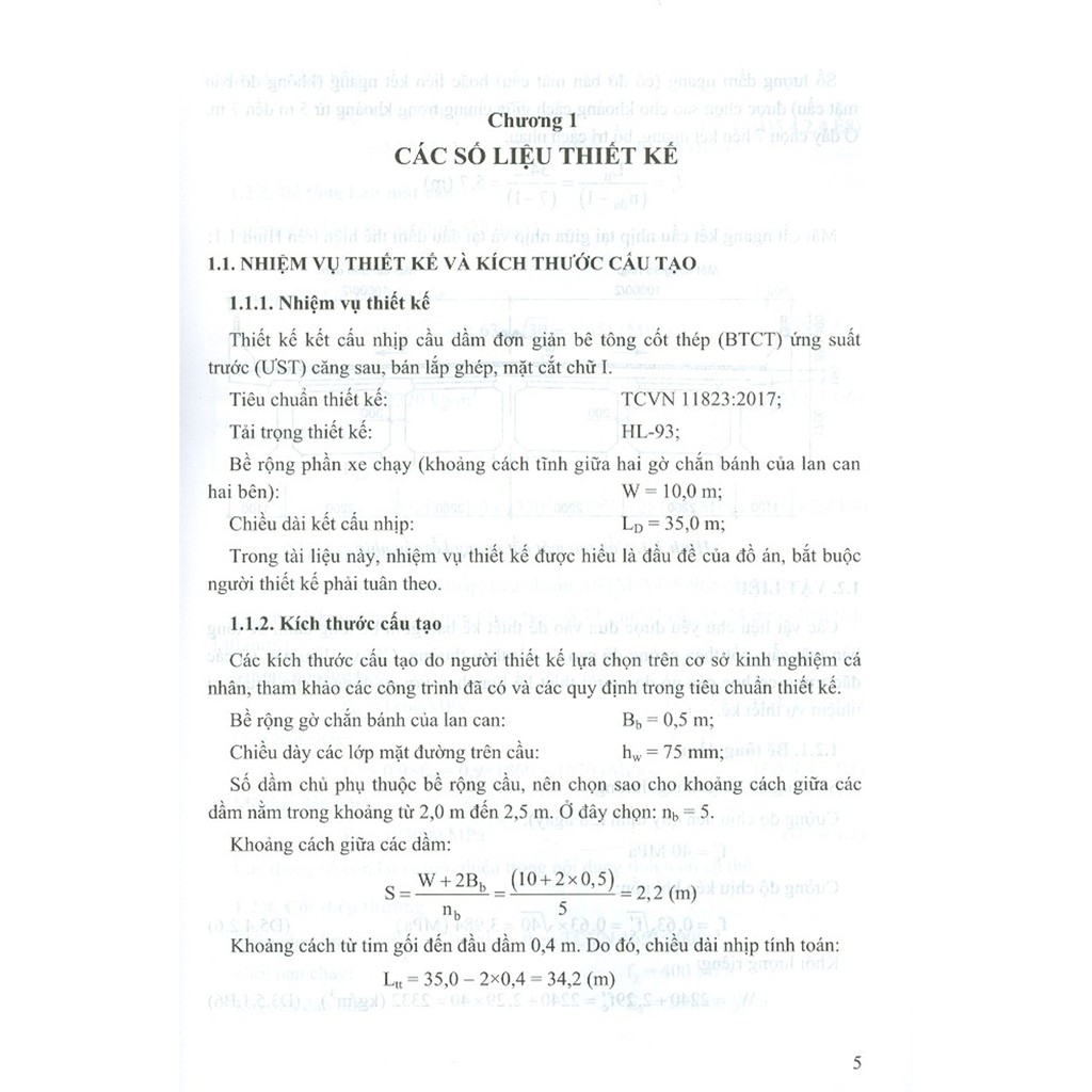 Sách - Cơ Sở Thiết Kế Và Ví Dụ Tính Toán Kết Cấu Nhịp Cầu Dầm Đơn Giản Bê Tông Cốt Thép Ứng Suất Trước Bán Lắp Ghép...