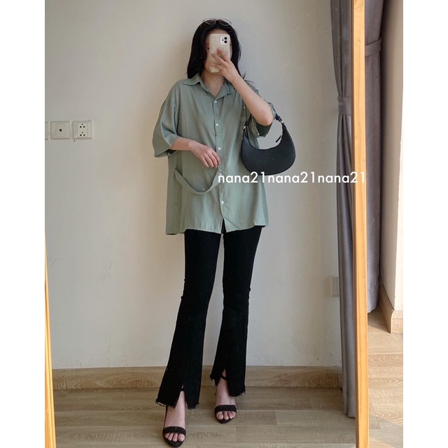 Sơ mi cộc tay nhiều màu