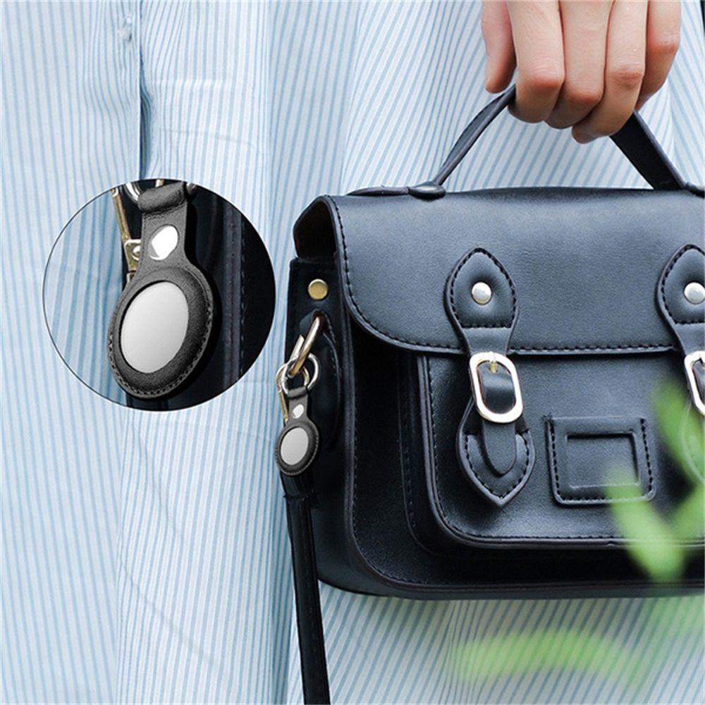 Ốp Bọc Chìa Khóa Bằng Da Chất Lượng Cao Cho Xe Hơi GLENES Air Tags Air Tag