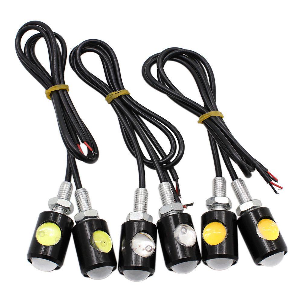 Set 2 Đèn Mini Gắn Biển Số Xe Kèm Ốc Vít Lắp Đặt