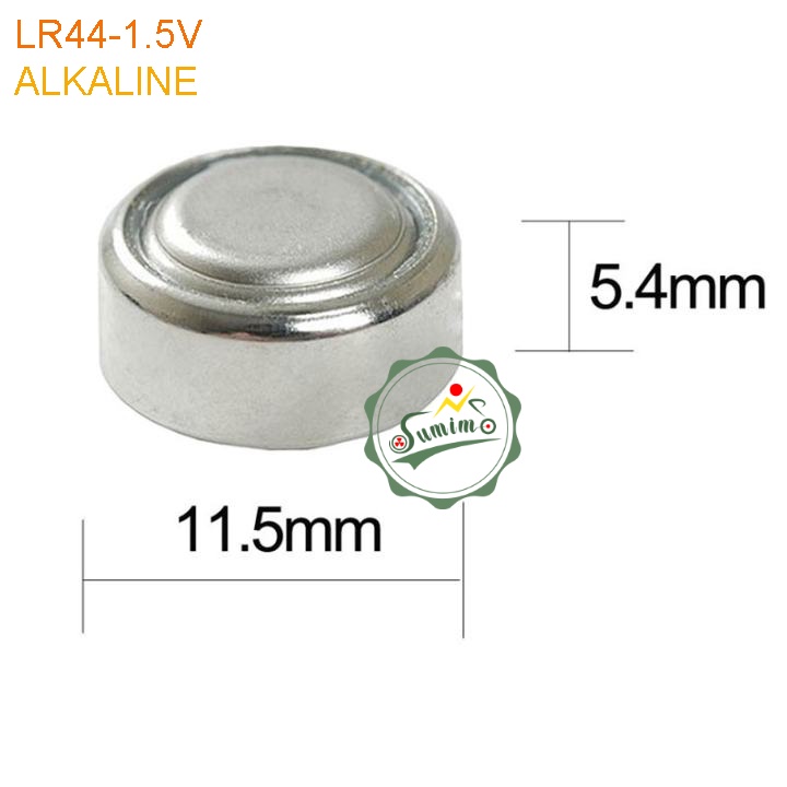 Pin Alkaline SODA LR44-1.5V vỉ 10 viên