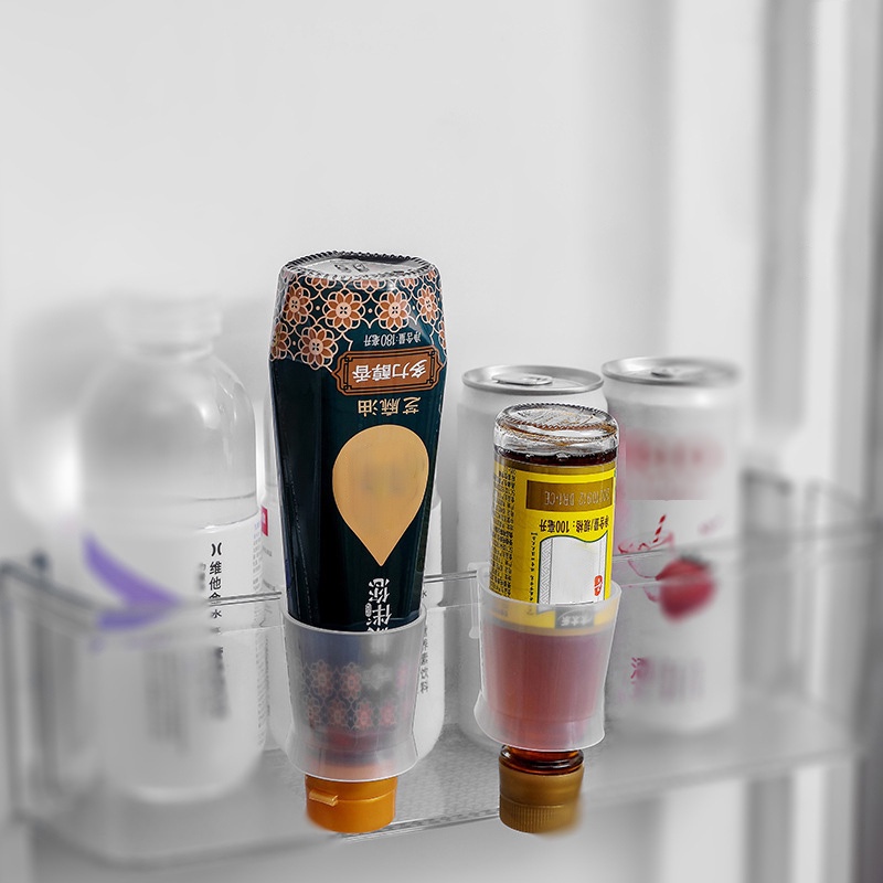 Set 2 Giá Đỡ Đựng Nước Chấm / Giấm Giấm Giấm Gắn Tủ Lạnh Tiện Lợi Dành Cho Nhà Bếp