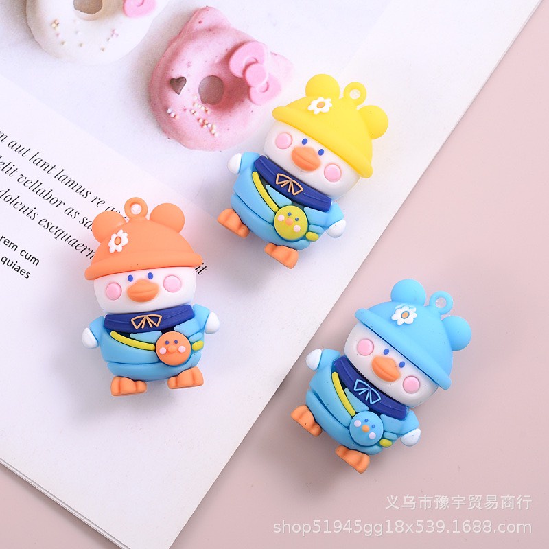 Móc Khoá Nhiều Mẫu Vịt Phi Hành Gia Khủng Long Đáng Yêu Móc Treo Chìa Khoá Silicon Hoạt Hình Cute Dễ Thương Hoạt Hình