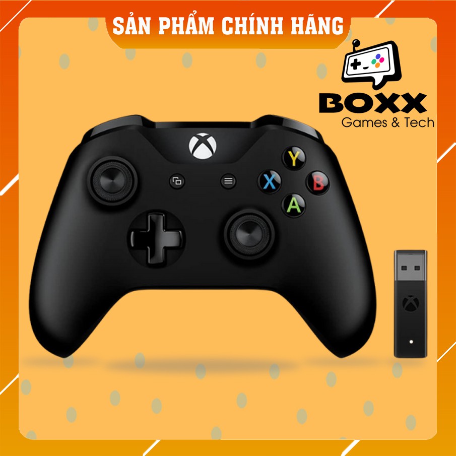 [Mã 2611DIENTU500K hoàn 7% đơn 300K] Tay Cầm Xbox One S 2021 Chính Hãng ( Loại kèm Dây USB hoặc USB Receiver )