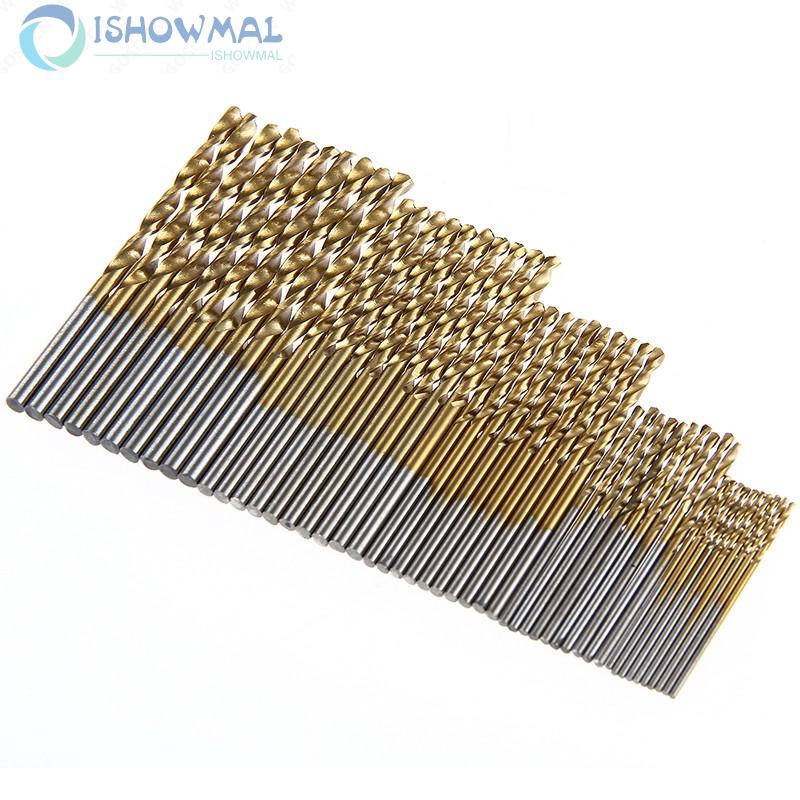 🚕50 mũi khoan thép gió bọc titan 1 / 1.5 / 2 / 2.5 / 3mm🚕