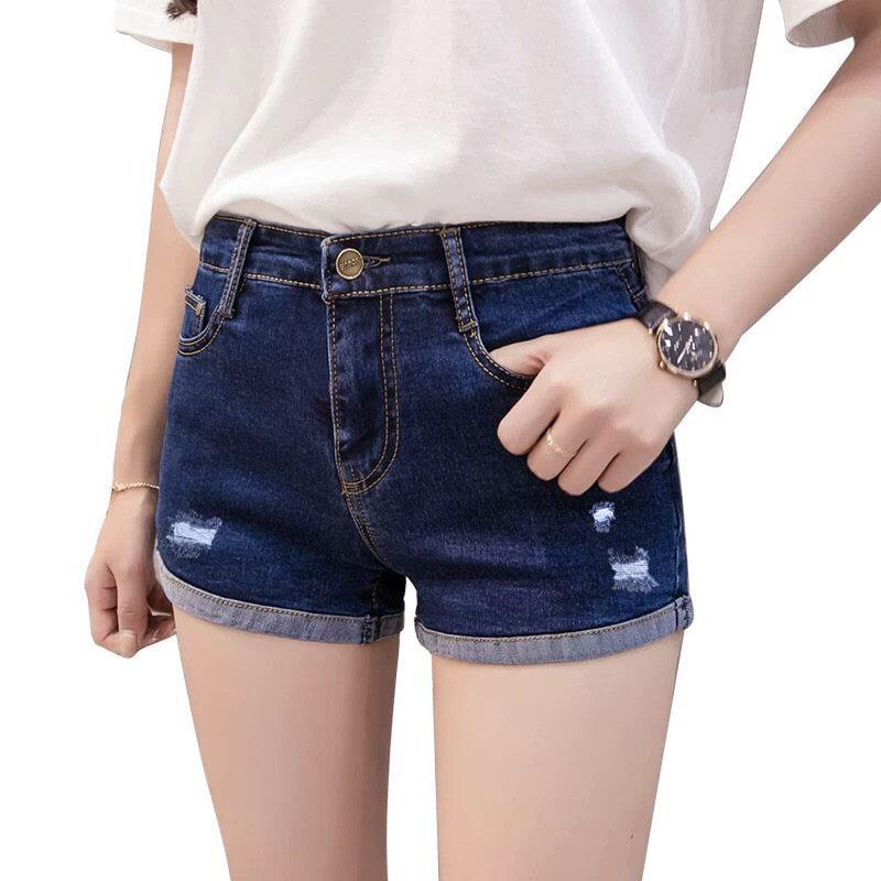 Quần shorts jean nữ