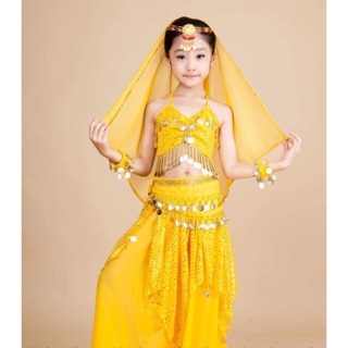 Bộ múa bụng cho bé kim tuyến