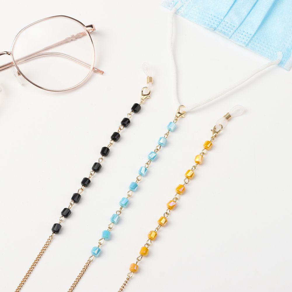 ESPO Dây Đeo Kính Đọc Sách Bằng Kim Loại Pha Lê Cho Nam &amp; Nữ