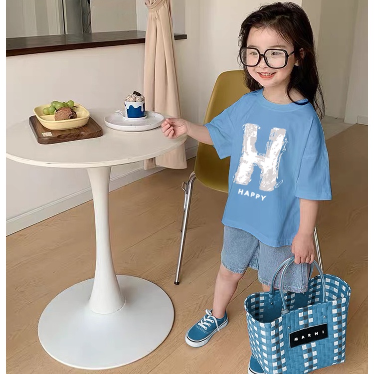 Áo Thun Tay Lỡ Nyny Baby Cho Bé Trai Bé Gái Form Rộng Co Giãn 4 Chiều Mùa Hè Mềm Mịn Mát Từ 8-24kg