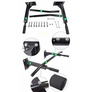 Xà đơn gắn tường p90x đen_queensport